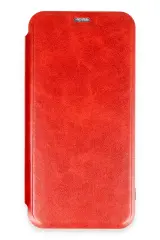 Newface iPhone 16 Plus Kılıf Flip Cover - Kırmızı