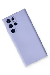 Newface Samsung Galaxy S24 Ultra Kılıf Nano içi Kadife Silikon - Lila