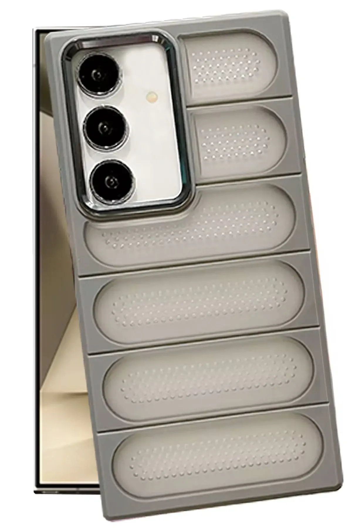 Newface Samsung Galaxy S24 Kılıf Airmax Silikon Kapak - Titan Gri