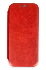 Newface iPhone 16 Pro Kılıf Flip Cover - Kırmızı