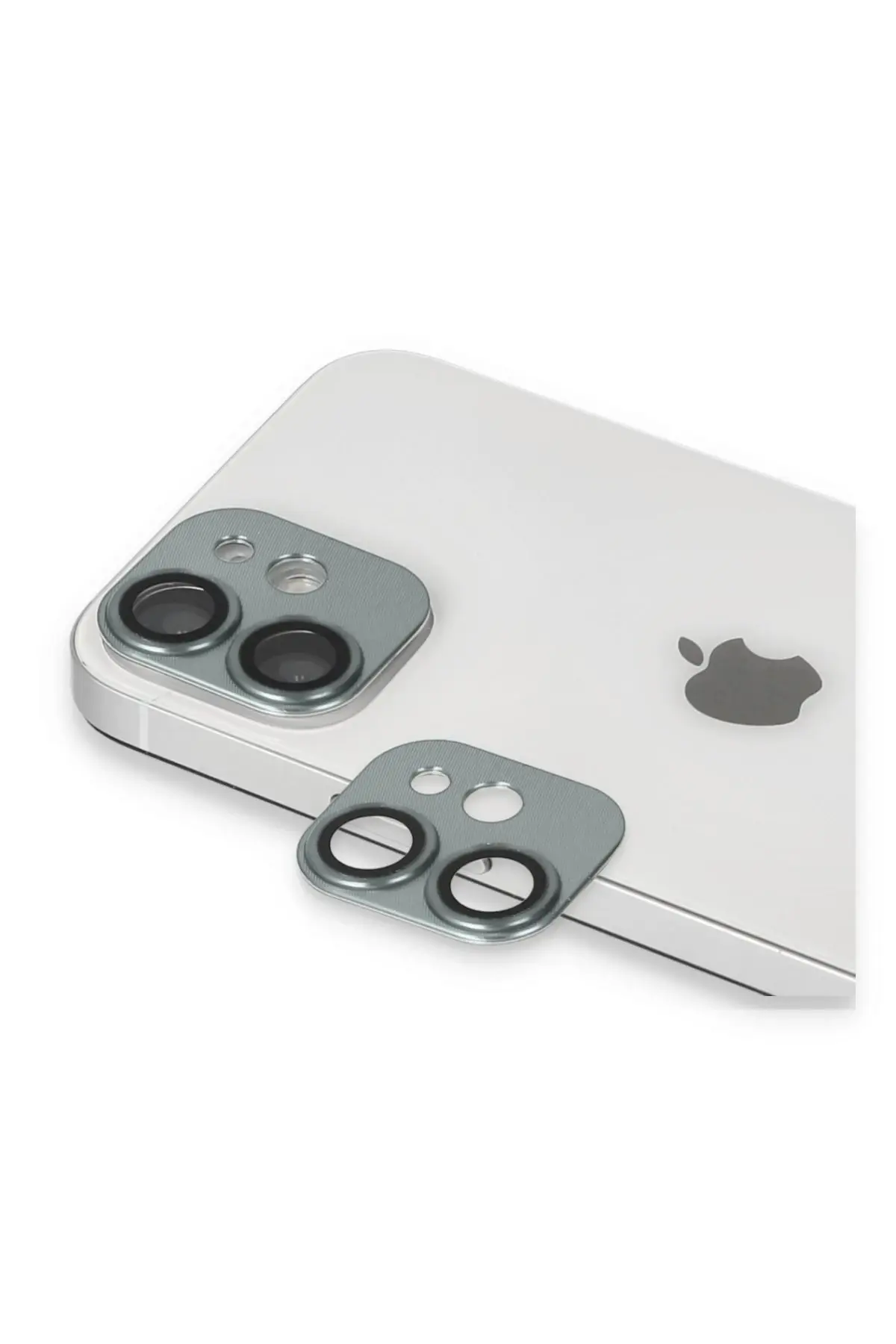 Newface iPhone 11 Pers Alüminyum Kamera Lens - Yeşil