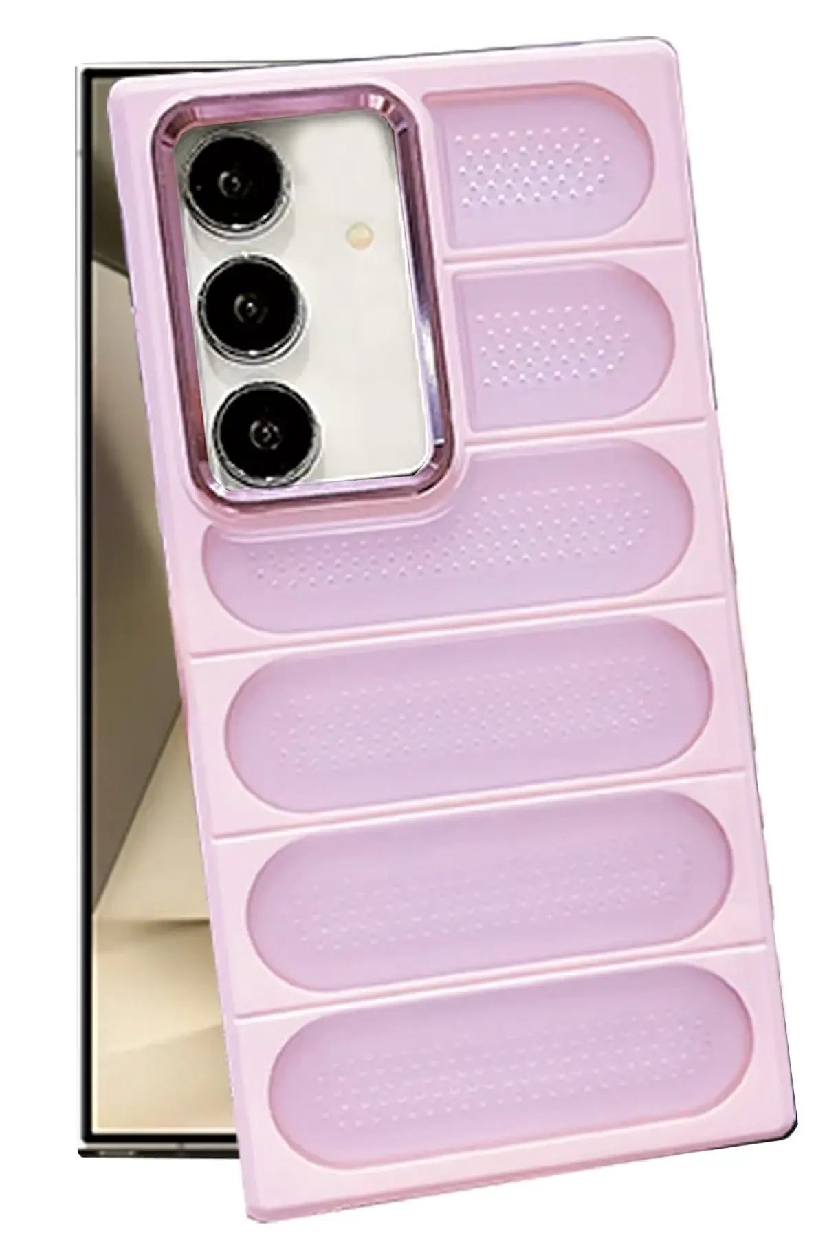 Newface Samsung Galaxy S24 Kılıf Airmax Silikon Kapak - Pembe