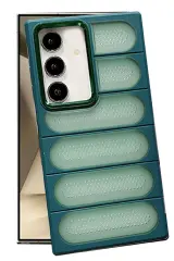 Newface Samsung Galaxy S24 Kılıf Airmax Silikon Kapak - Koyu Yeşil