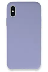Newface iPhone X Kılıf Lansman Legant Silikon - Lila