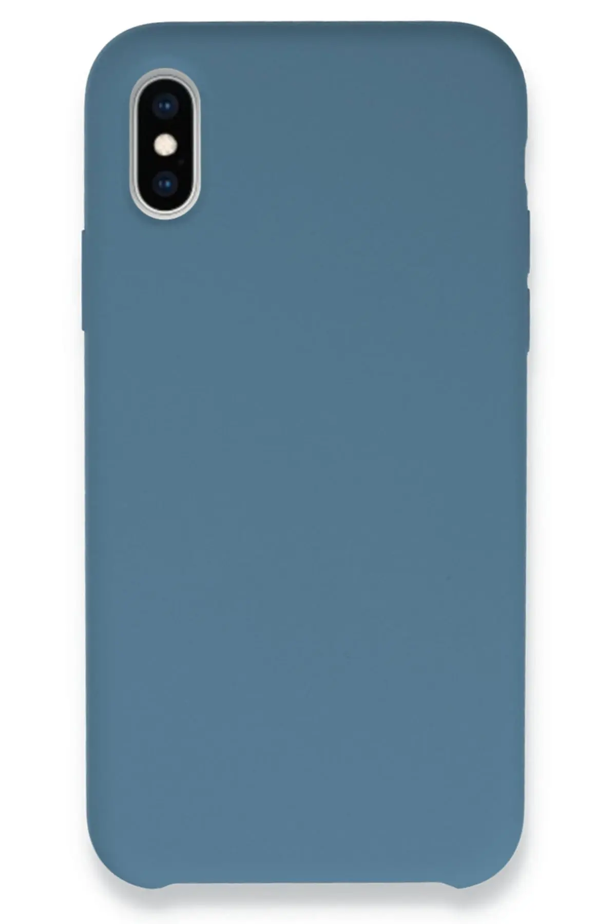 Newface iPhone X Kılıf Lansman Legant Silikon - Açık Mavi