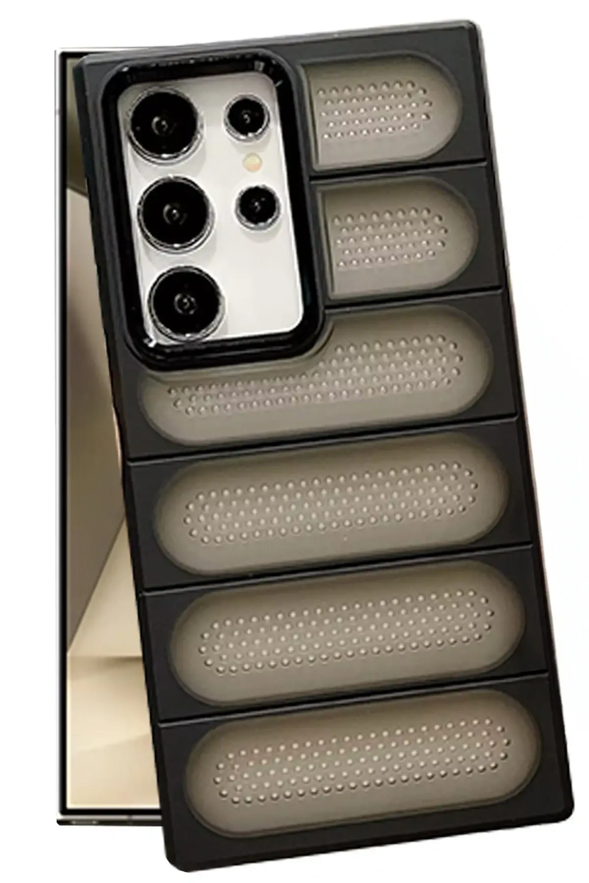 Newface Samsung Galaxy S24 Ultra Kılıf Airmax Silikon Kapak - Siyah