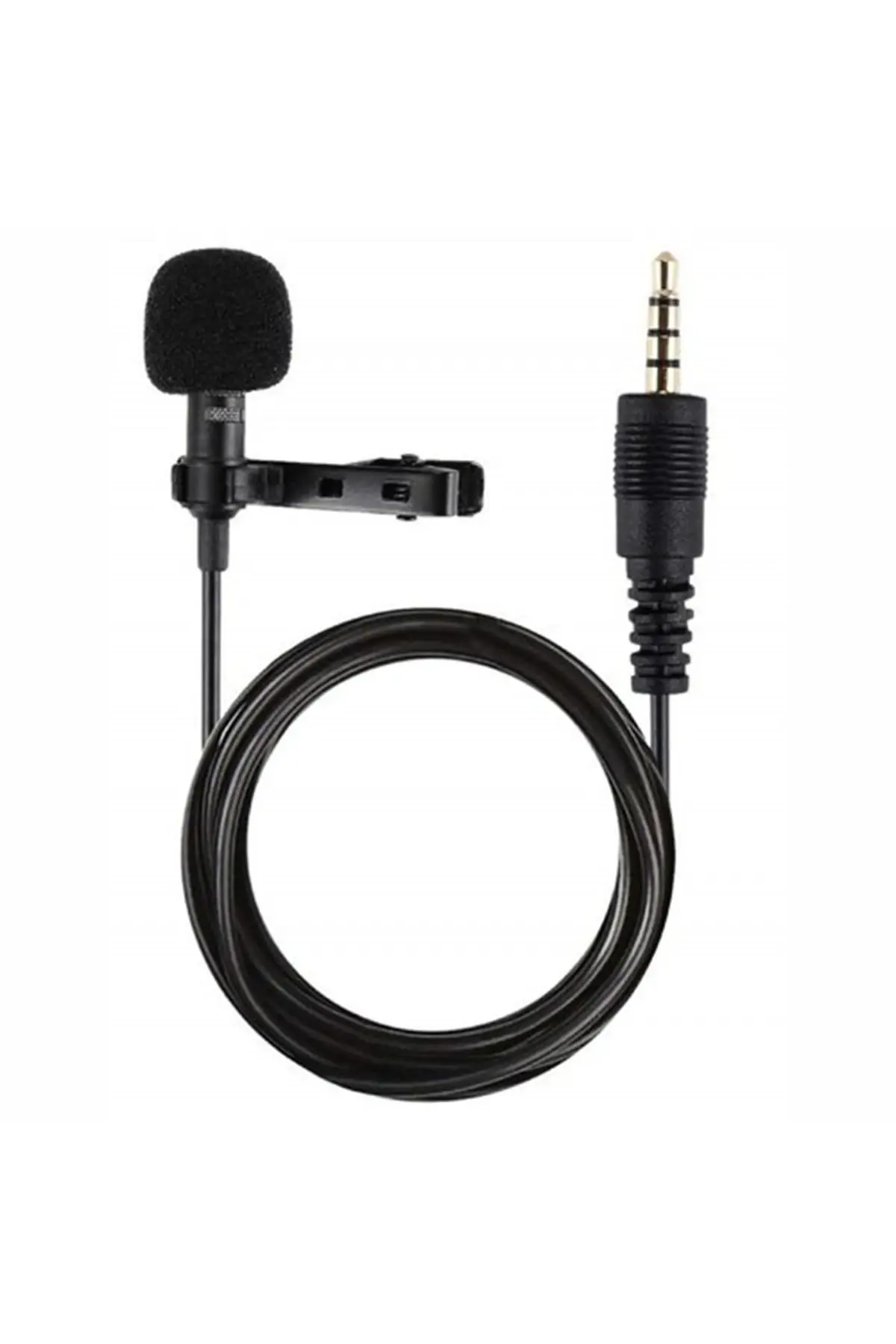 Newface 3.5mm Jak 1.5 Metre Double Mikrofon - Siyah