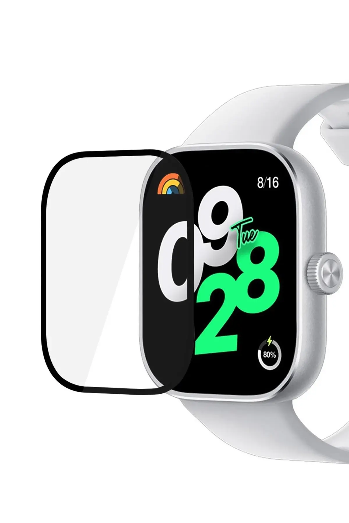 Newface Xiaomi Redmi Watch 4 Polymer Nano Ekran Koruyucu - Şeffaf