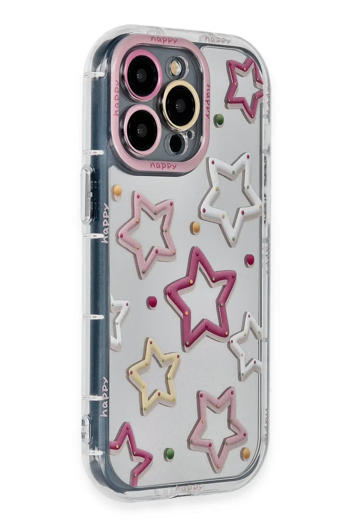 Newface iPhone 14 Pro Kılıf Reflexion Desenli Kapak - Desen 3