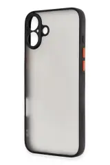 Newface iPhone 16 Plus Kılıf Montreal Silikon Kapak - Siyah