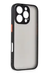 Newface iPhone 16 Pro Kılıf Montreal Silikon Kapak - Siyah