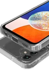 Newface Samsung Galaxy S24 Plus Kılıf Magneticsafe Şeffaf Silikon - Şeffaf