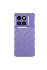 Newface Xiaomi Mi 14T Kılıf Auto Focus Karbon Kapak - Lila