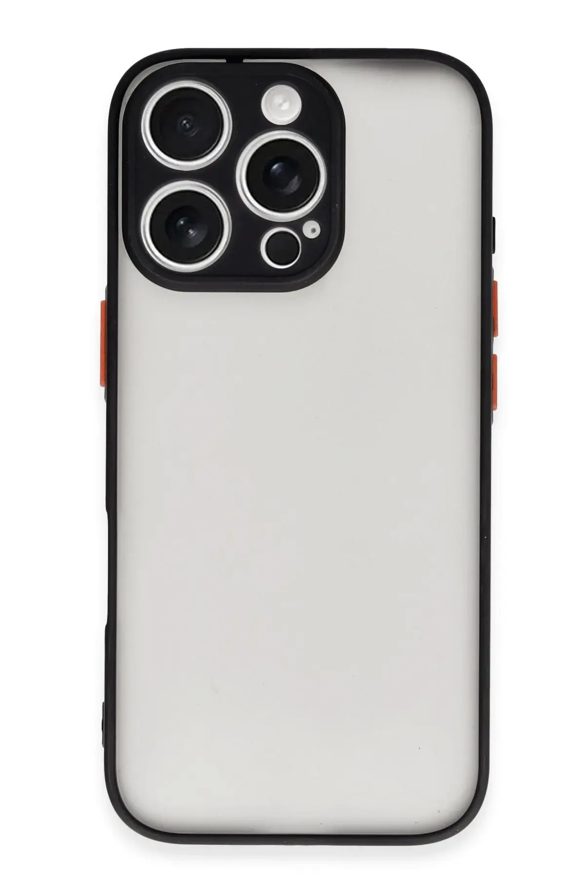 Newface iPhone 16 Pro Max Kılıf Montreal Silikon Kapak - Siyah