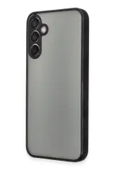 Newface Samsung Galaxy M15 Kılıf Montreal Silikon Kapak - Siyah