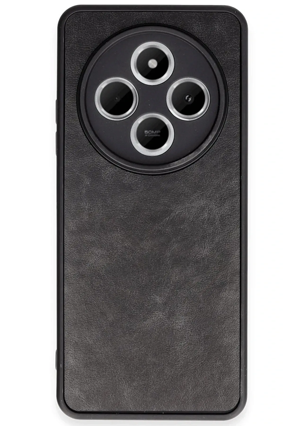 Newface Xiaomi Redmi 14C Kılıf Aras Deri Kapak - Siyah