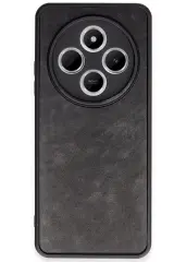 Newface Xiaomi Redmi 14C Kılıf Aras Deri Kapak - Siyah