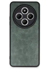 Newface Xiaomi Redmi 14C Kılıf Aras Deri Kapak - Koyu Yeşil