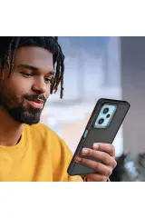 Newface Xiaomi Redmi 13 4G Kılıf Elegant Kapak - Siyah