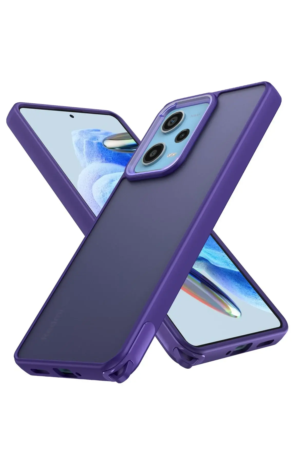 Newface Xiaomi Redmi 13 4G Kılıf Elegant Kapak - Derin Mor