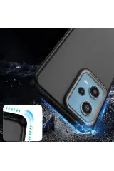 Newface Xiaomi Redmi 13 4G Kılıf Elegant Kapak - Pudra