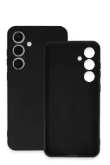 Newface Samsung Galaxy S24 FE Kılıf Nano içi Kadife Silikon - Siyah