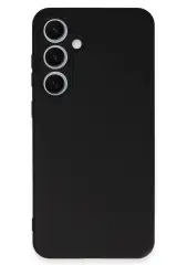 Newface Samsung Galaxy S24 FE Kılıf Nano içi Kadife Silikon - Siyah