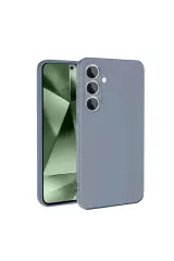 Newface Samsung Galaxy S24 FE Kılıf Nano içi Kadife Silikon - Gri