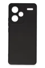 Newface Xiaomi Redmi Note 13 Pro Plus Kılıf Nano içi Kadife Silikon - Siyah
