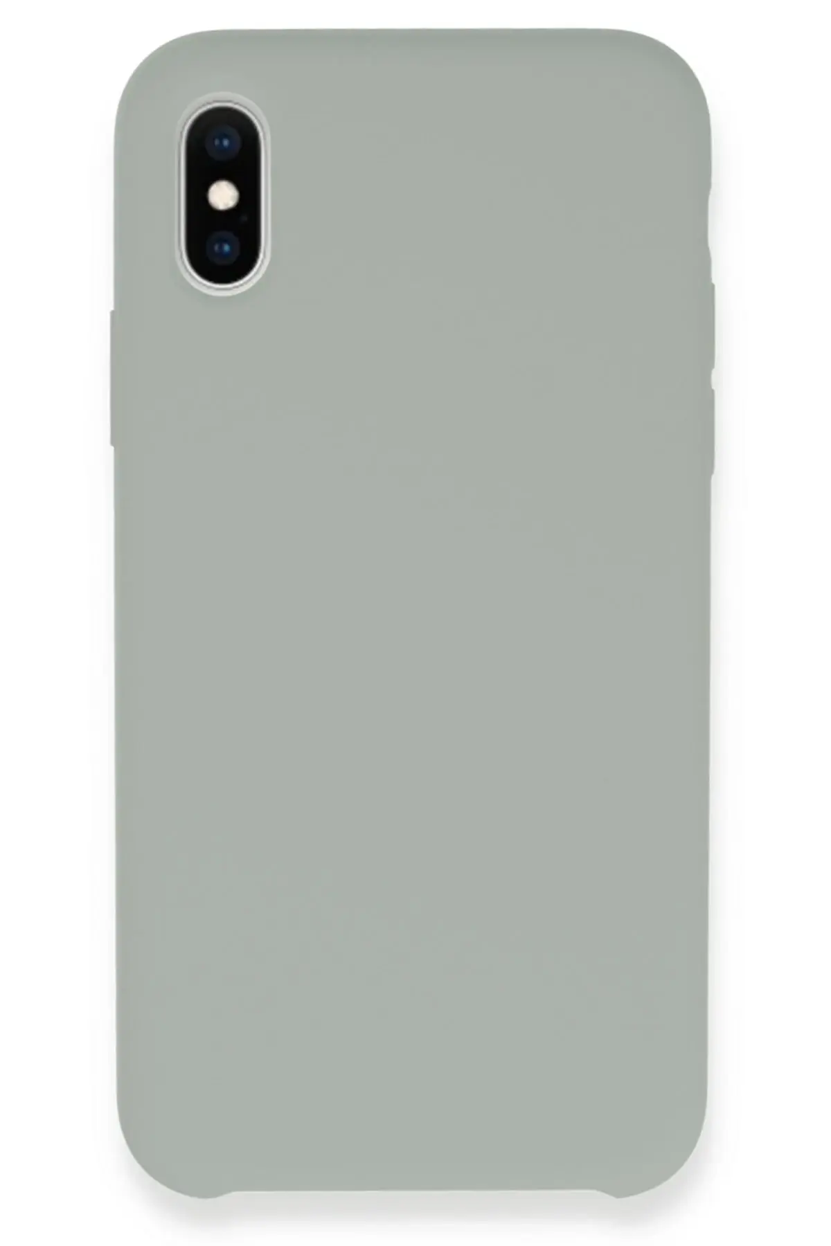 Newface iPhone XS Kılıf Lansman Legant Silikon - Açık Gri