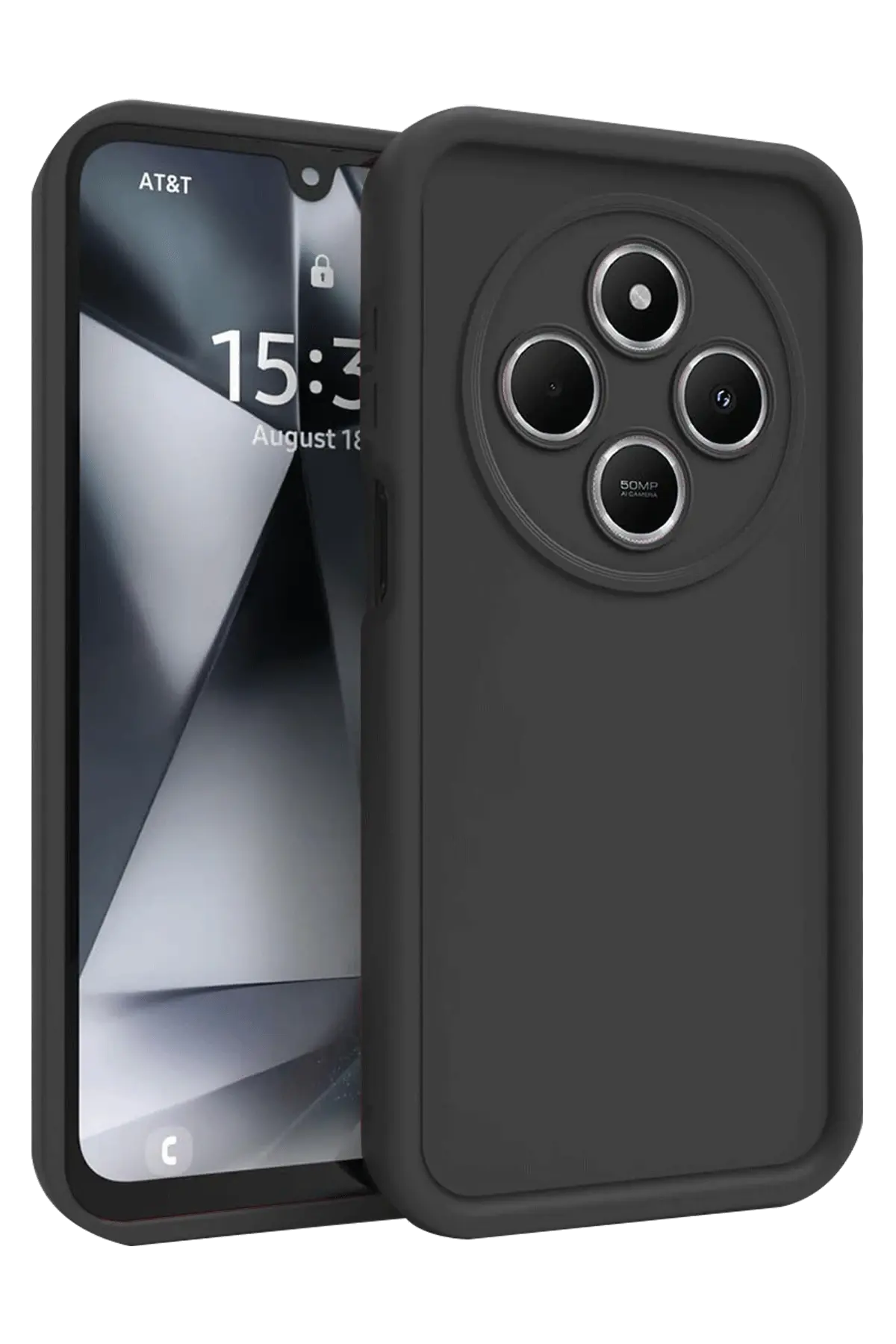 Newface Xiaomi Redmi 14C Kılıf Viera Silikon - Siyah