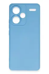 Newface Xiaomi Redmi Note 13 Pro Plus Kılıf Nano içi Kadife Silikon - Mavi