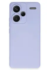 Newface Xiaomi Redmi Note 13 Pro Plus Kılıf Nano içi Kadife Silikon - Lila