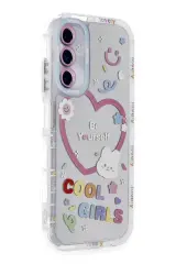 Newface Samsung Galaxy A05S Kılıf Reflexion Desenli Kapak - Desen 1