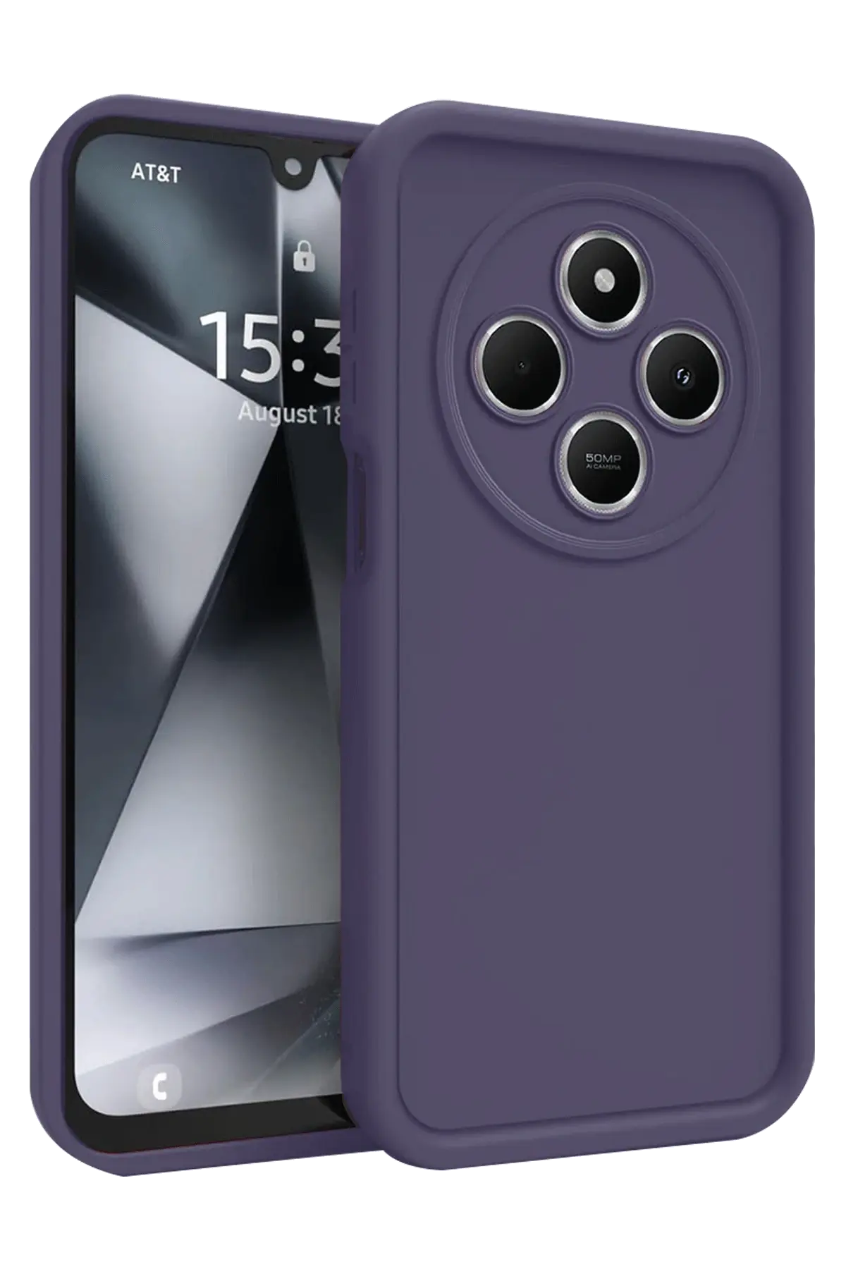 Newface Xiaomi Redmi 14C Kılıf Viera Silikon - Mürdüm