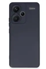 Newface Xiaomi Redmi Note 13 Pro Plus Kılıf Nano içi Kadife Silikon - Lacivert