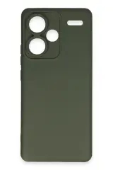 Newface Xiaomi Redmi Note 13 Pro Plus Kılıf Nano içi Kadife Silikon - Koyu Yeşil