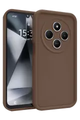 Newface Xiaomi Redmi 14C Kılıf Viera Silikon - Kahverengi