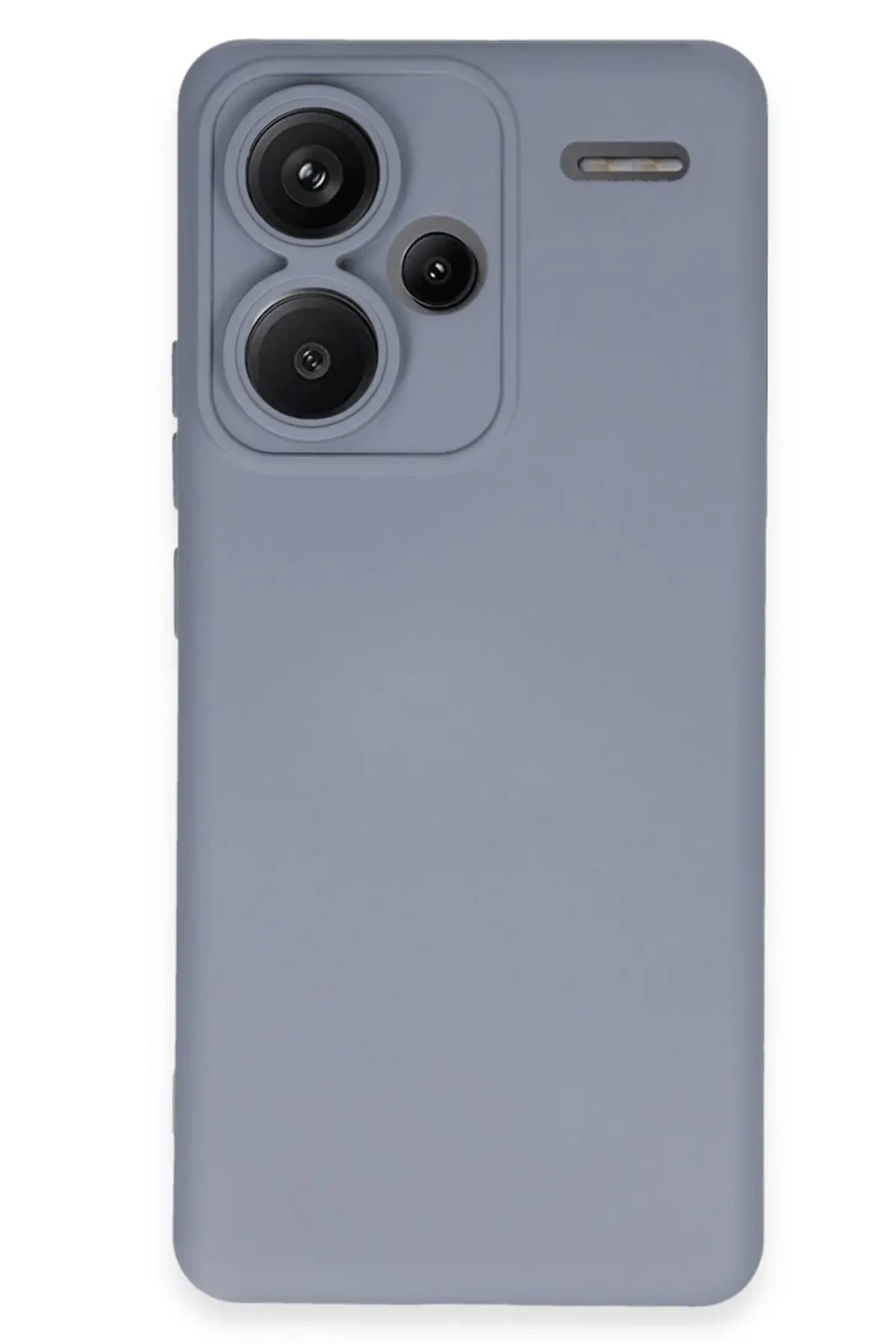 Newface Xiaomi Redmi Note 13 Pro Plus Kılıf Nano içi Kadife Silikon - Gri