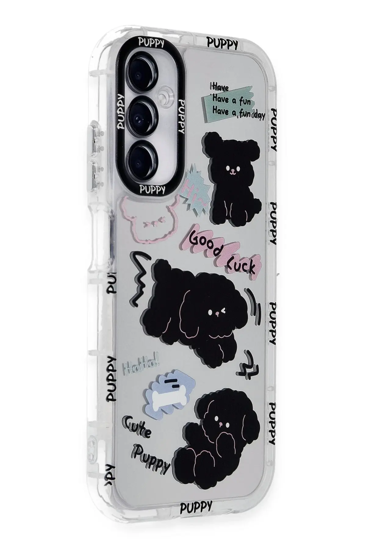 Newface Samsung Galaxy A15 4G Kılıf Reflexion Desenli Kapak - Desen 5