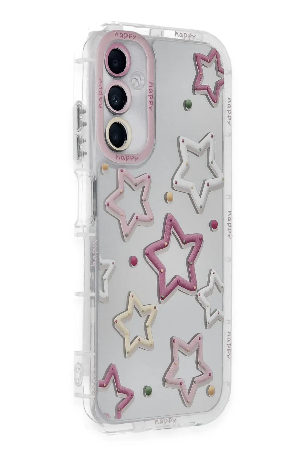 Newface Samsung Galaxy A25 5G Kılıf Reflexion Desenli Kapak - Desen 3