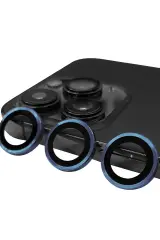 Newface iPhone 15 Pro Raze Metal Kamera Lens - Lacivert