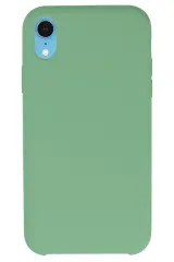 Newface iPhone XR Kılıf Lansman Legant Silikon - Yeşil
