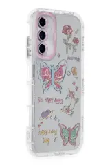 Newface Samsung Galaxy A25 5G Kılıf Reflexion Desenli Kapak - Desen 8